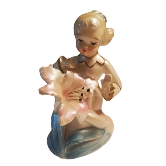 Vintage Napco lily girl figurine - Picture 2 of 6